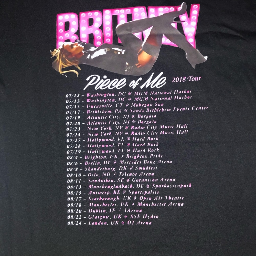 Britney Concert T-Shirt, Women’s L - Picture 4 of 5